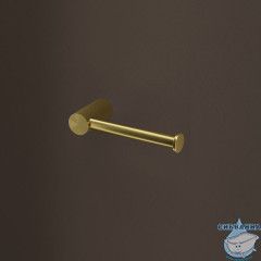 Бумагодержатель, нержавеющая сталь, Дюна (Duna), золото матовое, IDDIS, DUNMG00i43