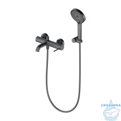 Смеситель для ванны Oliveeka Y-Line OL-639017-BGM (оружейная сталь)