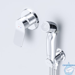 Встраиваемый смеситель с гигиеническим душем AM.PM X-Joy F40H85A00 (хром)