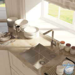 Кухонная мойка Iddis Edifice EDI44S0i77 хром