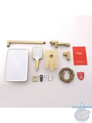 Душевая система Raglo 340 1 режим R01.27.03 (сатин золотой)