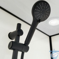 Душевая кабина Тритон Прайм 90x90 профиль черный, стекло прозрачное Щ0000071582