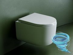 Унитаз подвесной безободковый Ceramicanova Ulma Rimless CN4006T с сиденьем быстросъемным Soft Close (микролифт)