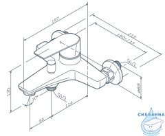 Смеситель для ванны Am.Pm Gem F90A10000 (хром)
