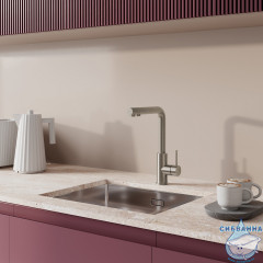 Смеситель для кухни Iddis Rule RULSTLFi05 (сталь)