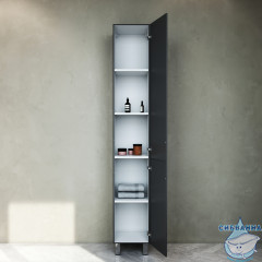 Шкаф пенал Am.Pm Gem 30 графит