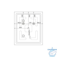 Зеркало Iddis Oxford 80 с часами LED ЗЛП111
