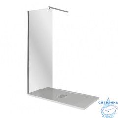 Душевое ограждение Bas WALK IN SP-70-C-CH профиль хром, стекло прозрачное 