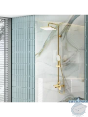 Душевая система Raglo 320 1 режим R50.24.23 (золото)