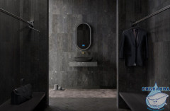 Раковина накладная карбоновая ABBER Karbon AK2041 черная