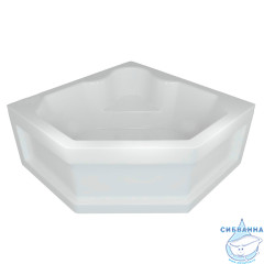 Акриловая ванна Aquatek Лира 150х150 с каркасом