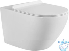 Унитаз подвесной безободковый Aquanet Rimless Cetus 2.0 249710 с сиденьем Soft Close (микролифт)