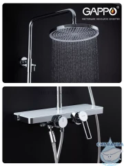 Душевая система Gappo G2496-20 250 1 режим (хром)