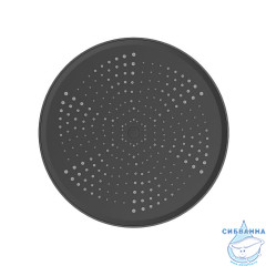 Душевая насадка верхняя круглая, черная, Dale, Milardo, DAL25B0M64