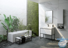 Шкаф  Aqwella Clarberg Logic LOG0435 белый 