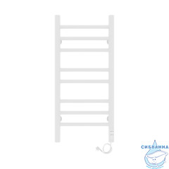 Полотенцесушитель электрический Laris Лаванда П8 30X70 R (белый матовый)