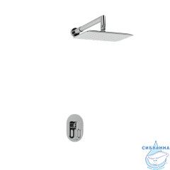 Встраиваемый комплект для душа с верхней душевой насадкой A12831