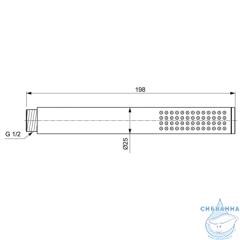 Душевая система Ideal Standard Ceratherm  300 1 режим A7573XG (черный матовый)