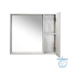 Зеркальный шкаф Viant Берлин 80 цемент VBER80C-ZSH