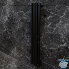 Полотенцесушитель электрический Toni Arti Siena pulsante 4П 180x1200 черный матовый