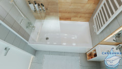 Акриловая ванна 1Marka Viola 120x70 с каркасом