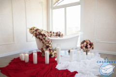 Ванна из литьевого мрамора New Line Sanitary Корсика на ножках 190х86