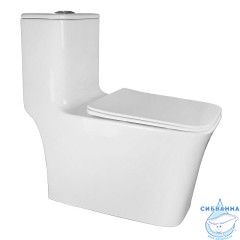 Унитаз напольный безободковый Azario Stoun с бачком и сиденьем Soft Close (микролифт) AZ-1109