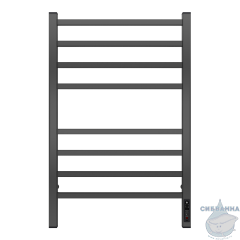 Полотенцесушитель электрический Terminus Ватикан П8 50х80 графит (с возможностью скрытого подключения, подключение справа)