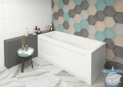 Акриловая ванна Aquatek Мия 100х70 с каркасом