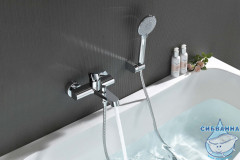 Смеситель для ванны Aquatek Оберон AQ1249CR (хром)