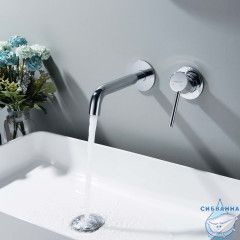 Смеситель для раковины встраиваемый Aquatek Европа AQ1313CR (хром)