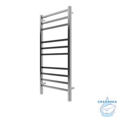 Полотенцесушитель электрический Terminus Ватикан П10 50х105 (подключение универсальное)(нержавеющая сталь)