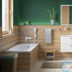 Смеситель для ванны Iddis Slide SLIWT00i02WA (белый матовый)