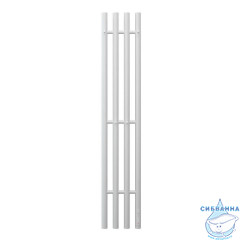 Полотенцесушитель электрический Terminus Quatro круглый 22х120 (белый)