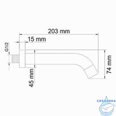 Душевая система Wasserkraft Berkel A174819 Thermo 250 1 режим (хром)