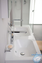 Мебельная раковина Ravak Chrome 120 двойной XJG01112000