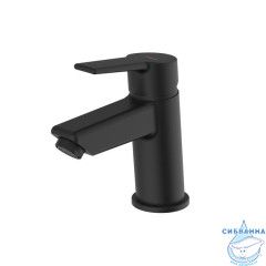 Смеситель для раковины Milardo Stripe STRBL00M01 (без донного клапана) (черный матовый)