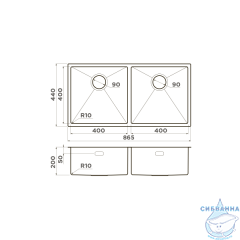 Кухонная мойка Omoikiri Taki 86-2-IN 4993791 нержавеющая сталь