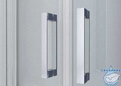 Душевое ограждение Vincea Альфа 90x90 профиль хром, стекло текстурное VSS-3AL900MT
