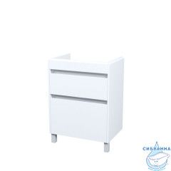 Тумба напольная, 60 см, белый, Zodiac X, IDDIS, ZDX60WFi95 подходит умыв. 4076000i28