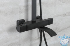 Душевая система Gappo G2407-60 300 1 режим (черный матовый)