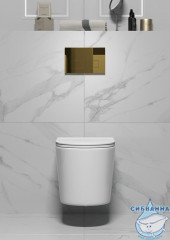 Кнопка смыва Toni Arti Noche TA-0045 золото глянец