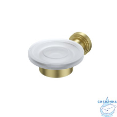 Мыльница, матовое стекло, золото матовое, Виндзор (Windsor), IDDIS, WINMGG0i42