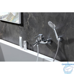 Смеситель для ванны Lemark Atlantiss  LM3254C с аксессуарами (хром)