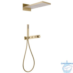 Душевая система Abber Rund 230 1 режим AF8752G (золото матовое)