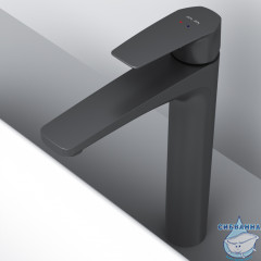 Смеситель для раковины Am.Pm Gem F90A92022 (без донного клапана) (черный матовый)