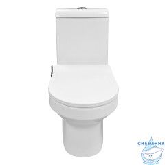 Унитаз напольный Azario Brusco AZ-1085B с бачком и сиденьем Soft Close (микролифт)