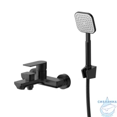 Смеситель для ванны Milardo Maze MAZBL00M02 (чёрный матовый)