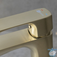 Смеситель для биде Lemark Ursus LM7208BG (с донным клапаном) (брашированное золото)