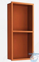 Двойная встраиваемая ниша (медь)